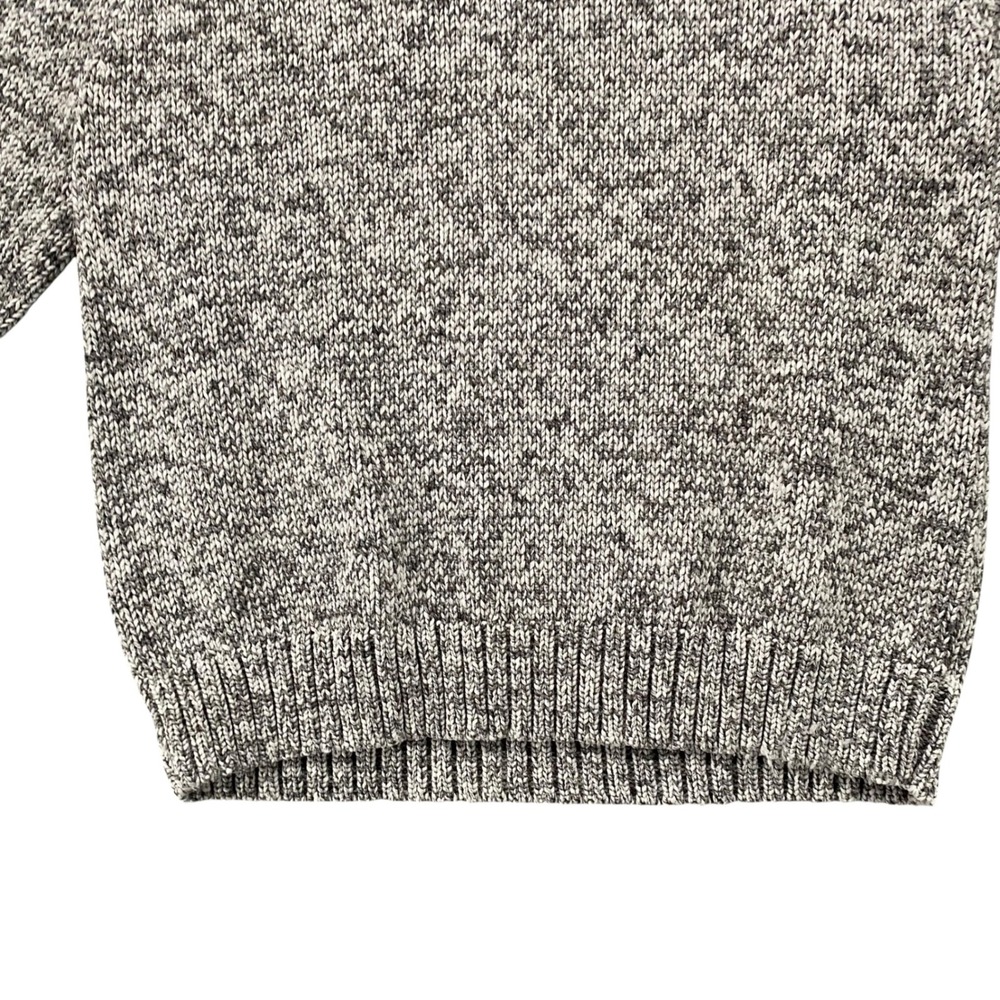 Theory Serino Meridian Grey Marled Chunky Knit Crew Neck Sweater Womens S - Picture 5 of 9